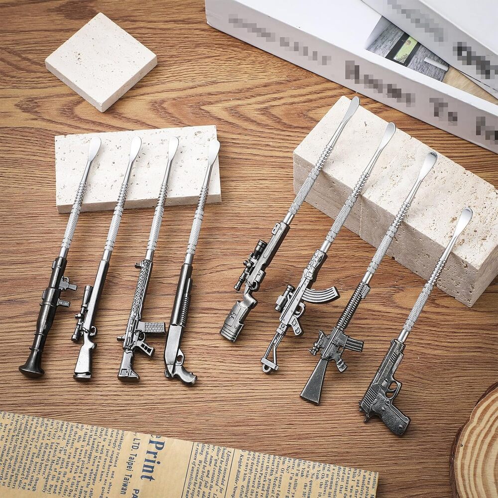 Gisafai 8 Pcs Wax Carving Tool Kit Set 6.3 Inch Metal Gun Shape Wax Carving